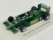 1/43 Spark F1 Team Lotus 79 #1 4th 1979 Long Beach G.P. M.Andretti S1851 TN163