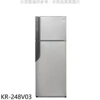 在飛比找PChome24h購物優惠-歌林【KR-248V03】485公升雙門變頻冰箱