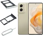 Ygpmoiki for Motorola Moto G Stylus 5G 2024 XT2419-1 XT2419V XT2419-3 Micro SD Card Slot Single Sim Card Tray Holder Replacement Gold，with Pin