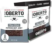 Oh Boy! Oberto Classics Thin Style Peppered Beef Jerky, 2.2 Ounce (Pack of 8)