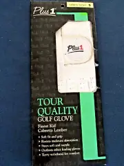 NEW Plus 1 Tour Quality Golf Glove Kid Cabretta Leather Ladies Right Medium