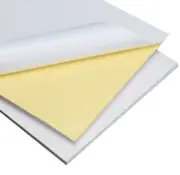 10x A4 Laser Inkjet Printing Printable White Matte Sticker Paper Self Adhesive