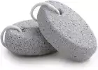 Natural Foot Pumice Stone for Feet,2-Pack Lava Pedicure Tools Hard Skin-White