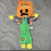 New Bark Box Thrasher " Ol' Pumpkin Patches " Dog Toy Halloween Fall Scarecrow