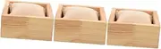 [Minkissy] 3pcs Travel Jewelry Box for Women Elegant Watch Organizer for Men Solid Display Case with Soft Cloth Lining Storage for Travel and Home Use