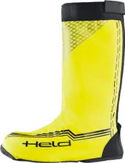 Held Boot Skin, rain over-boot long , color: Black/Neon-Yellow , size: S