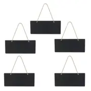 5 Pcs Small Label Set Blackboard Writing Office Chalkboards Signs