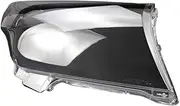 Car Front Headlight Cover Lens Shade Transparent Glass Headlamp Shell Lampshdade Lens Compatible for Toyota Land Cruiser Lc200 2012-2015(Left and Right)