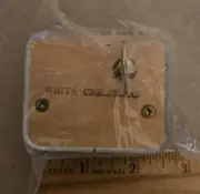 "White Christmas" Sankyo Clear Moving Mechanics Mechanism Music Box Tested
