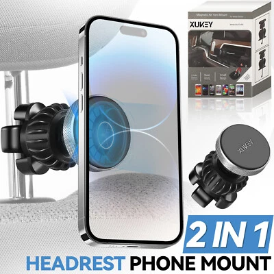 MAGNETIC Universal Car Headrest iPad Tablet Phone Mount Hook Holder Back Seat