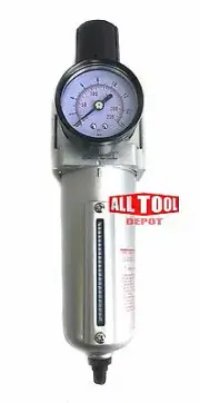 1/2" Air Compressor Regulator & Filter Combo w/ Gauge /AUTO Drain
