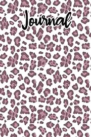 Mini Mauve & Mauve Spotted Leopard Journal: Lined paper, 6"x9", Soft Paperback