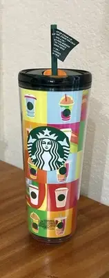 Starbucks MEXICO 24 Oz Sip Or Straw Lid Tumbler