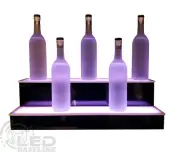 32" LED Color Changing Bar Shelf bottle Glorifier 2 Step
