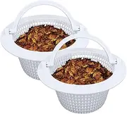 Pool Skimmer Basket | In-Ground Pool Skimmer Basket,2X Filter Tools for Remove Debris Cleaning Drain Cleanout Leaves Spa Patio Garden