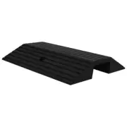 Bridge Threshold Ramp For Wheelchair Scooter Rubber Black Non-Slip Surface 49cm