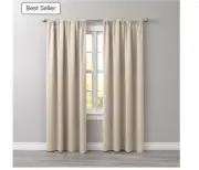 BrylaneHome BH Studio Room Darken Rod-Pocket Panel Taupe 54” x 84” Single panel
