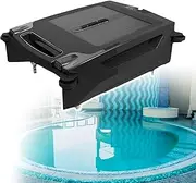 Robotic Pool Cleaner with Solar and Rechargeable Dual Mode, 2500mah Lithium Battery, Smart Skimmer Basket, Automatic Pool Vacuum, Automatic Escape