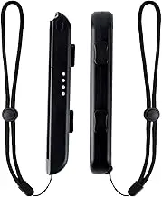 AYNKH 1 Paar Schalter Gamepad Riemen mit automatischem Schloss, schwarzes verstellbares Controller Armband, tragbares Ersatz Zubehör für Nintendo Switch-Spiel