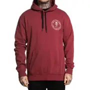 Sullen Art Collective Ever Rosewood Mens Pullover Hoodie Tattoo Clothing