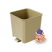 Portable Car Trash Can Garbage Bin Bag Organizer for Vehicles Waterproof Mocha