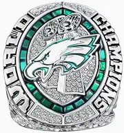 2025 Philadelphia Championship Ring with Wooden Display Box, Fan Collectible