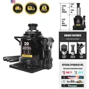Hydraulic Bottle Jack 20 Ton Low Profile Car Lift Auto Repair House Lift