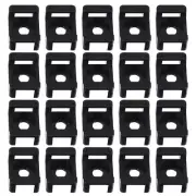 100pcs Practical Professional Cable Tie Bases Zip Tie Holders Cable Tie Mounts