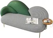 Sofas and Couches Nordic Light Luxury Fabric Sofa Modern Living Room Sofa Homestay Simple Double Sofa Hotel Reception Negotiation Sofa for Living Room Corner Chair Bedroom Salon Office (Color : C)