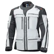 Held Atacama Top Gore-Tex Motorcycle Textile Jacket, grey-red, Size S for Men Grey Red