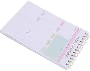 HOUDERCO Weekly Planner Notebook Daily Task Planner a Notepad Spiral Elegant Design