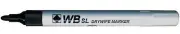Valuex Whiteboard Marker Bullet Tip 2Mm Line Black Pack 100