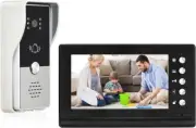 Wired Video Intercom System, 7 Inches Video Doorbell Door Phone System,