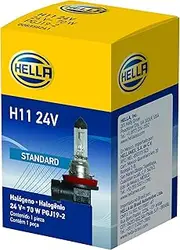 HELLA H11 24V Standard Halogen Bulb, 70W
