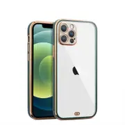 Iphone TPU Case 11 Pro Clear Soft Case Green Case Cover