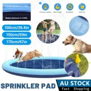Pet Sprinkler Pad Summer Splash Play Cooling Mat Inflatable Swimming Bathtub Mat