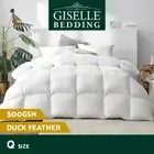 Giselle Duck Down Feather Quilt Duvet Doona Cover 500GSM Queen All Season Winter