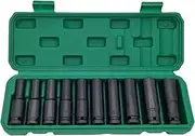 Socket Set - Drive Socket Set | Small Sockets Sets | Automotive Nut Setter Driver Kit | Anti-Slip Multifunctional Sockets Tool Garage Sets for Workshop, Electrical, Industrial, Garage, Workshop
