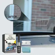 Crack Repair Kit Windshield Repair Kit, Glass Repair Fluid Windshield for Fixing Chips, Cracks and Star-Shaped Crack 2 Set