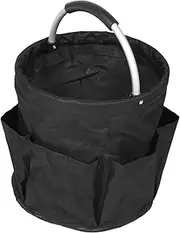 BESPORTBLE Portable Oxford Cloth Storage Basket Versatile Home Organizer Picnic Tool Holder Practical Sundries Bin with Side Pocket for Outdoor Household Use