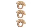 3x Eco Basics 10cm Plastic Free Vegetable Brush Dirt Grime Remover Scrubber