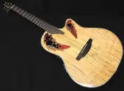 Ovation Celebrity Elite Exotic Mid Depth Ce44P Sm G Spalted Maple Eco No.YG662