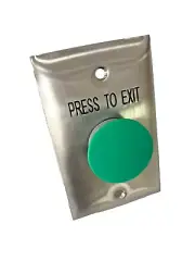 CLEARANCE Mushroom Head Request Button Green Push/Press Exit Door Release SMART