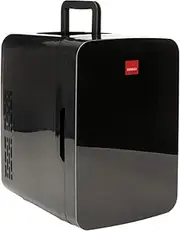 SENSIOHOME 10L Mini Fridge Cooler & Warmer | AC+DC Power - 12v, UK & EU Plug | Compact, Portable and Quiet, For Home, Bedroom, Car, Holiday, Food Drinks Makeup (Black)