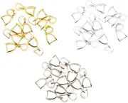 [outret] 30pcs Jewelry Findings Bail Connector Bale Pinch Clasp Pendant