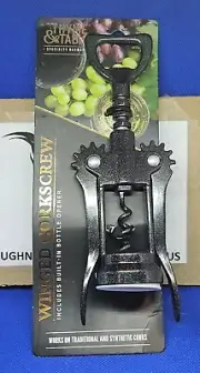 Winged Corkscrew by Thyme & Table Wine Bottle Opener - Metallic Sparkle Finish
