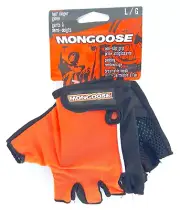 Pacific Cycle Mongoose Mesh Bicycle Racing Half-Finger Gloves Adult Large MG7566