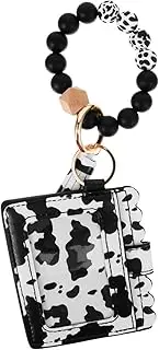 [DEARMAMY] Ladies Wallets Beaded Wristlet Women's Short Wallet Leather Purse for Women Women's Clutch