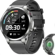 Blood Sugar Monitor Watch, Diabetic Watch Glucose Monitor Pressure Heart Rate Body Temperature Sports Non-invasive Blood Glucose Test Smart W(EPA13...