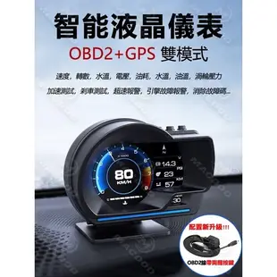 【一年保固★台灣現貨】三環錶抬頭顯示器 OBD GPS HUD多功能行車電腦 繁體中文 豐田 本田 (7.1折)